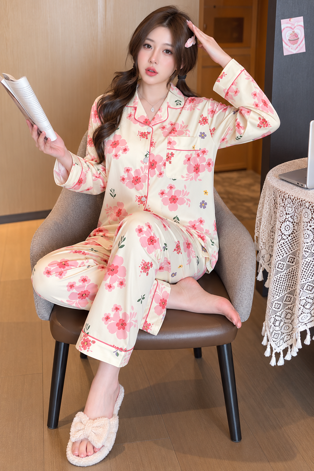 Blossom Dream Floral Pajama Set 🌸