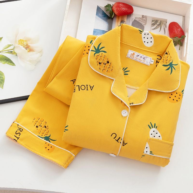 Pineapple Cozy Pajama Set ✨🍍