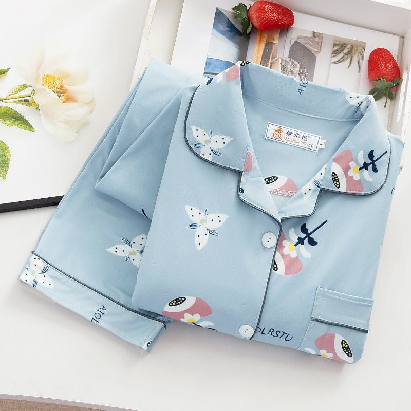 Blue Butterfly Cozy Pajama Set 🦋🩵